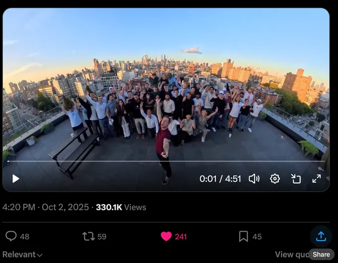 NYC Agent Hacker House on a rooftop